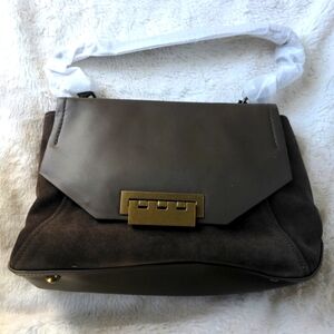 NWT New Zac Posen Ochre Eartha Soft Crossbody Shoulder Bag Women $395